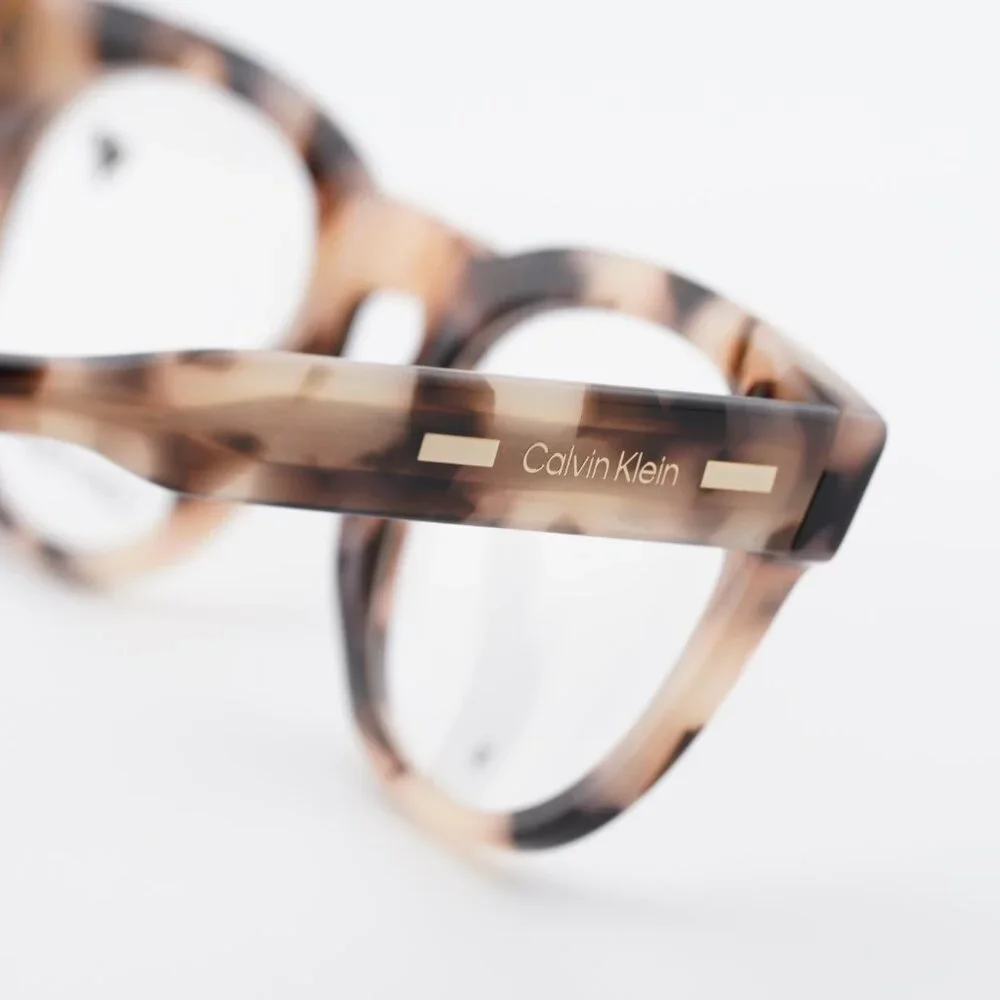 Calvin Klein CK23542 282 Eyeglasses Nude Havana 49mm Square Frame